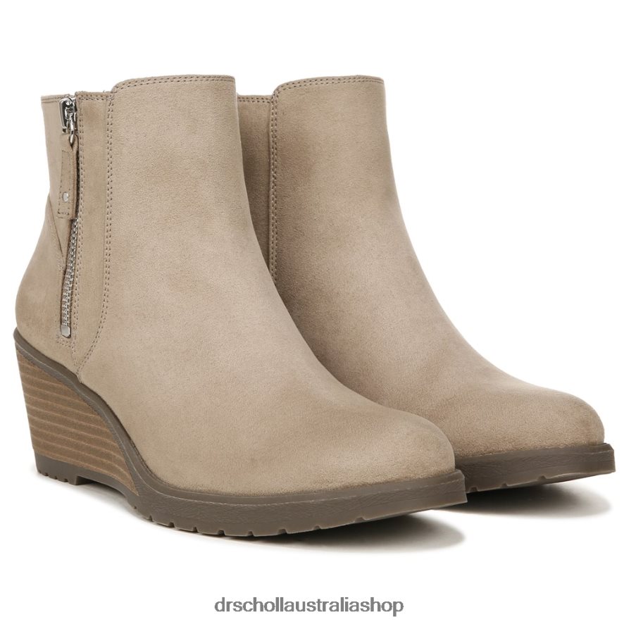 Chloe Ankle Bootie Unisex Dr. Scholl's 4Z4JXV108 Taupe Fabric