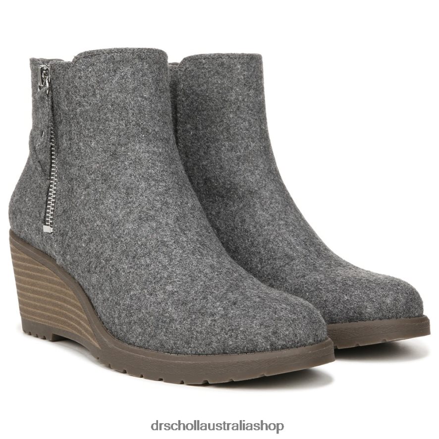 Chloe Ankle Bootie Unisex Dr. Scholl's 4Z4JXV109 Grey Fabric