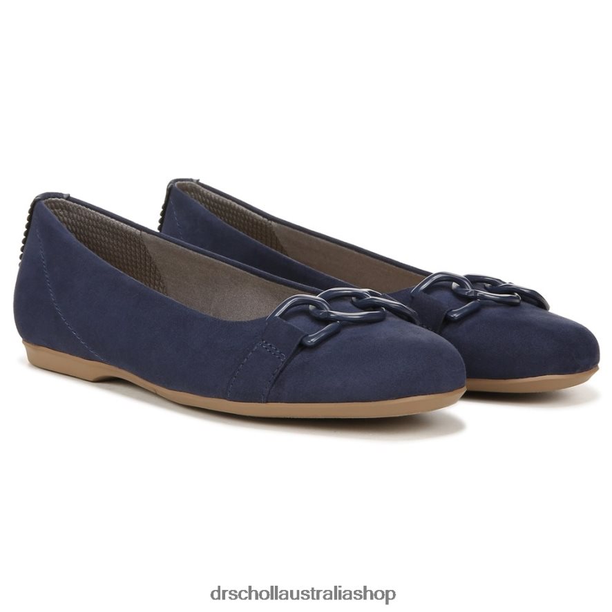 Wexley Adorn Ballerina Unisex Dr. Scholl's 4Z4JXV97 Navy Fabric