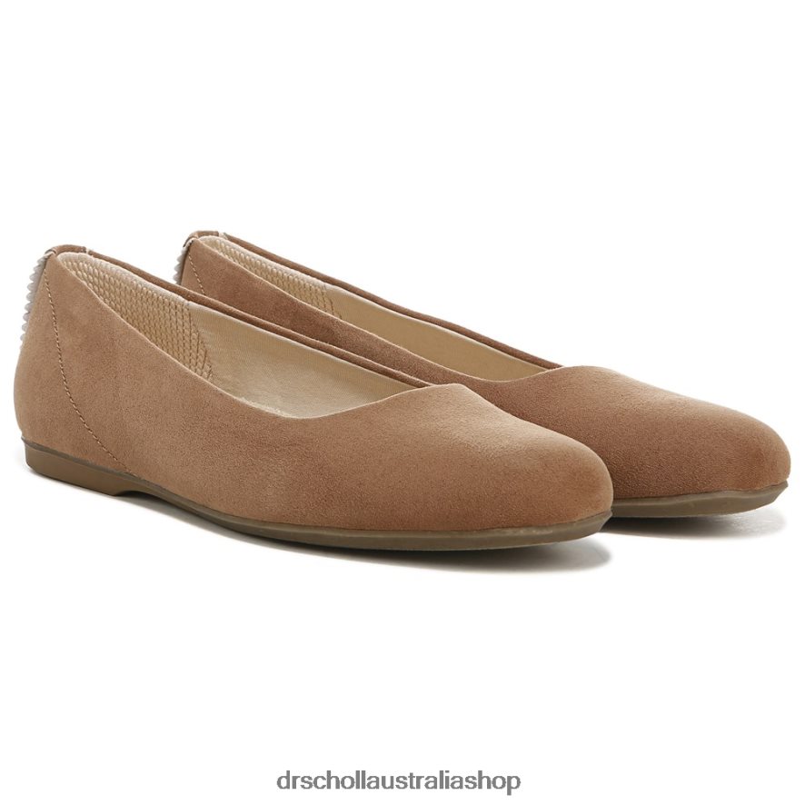 Wexley Ballerina Unisex Dr. Scholl's 4Z4JXV72 Brown Fabric