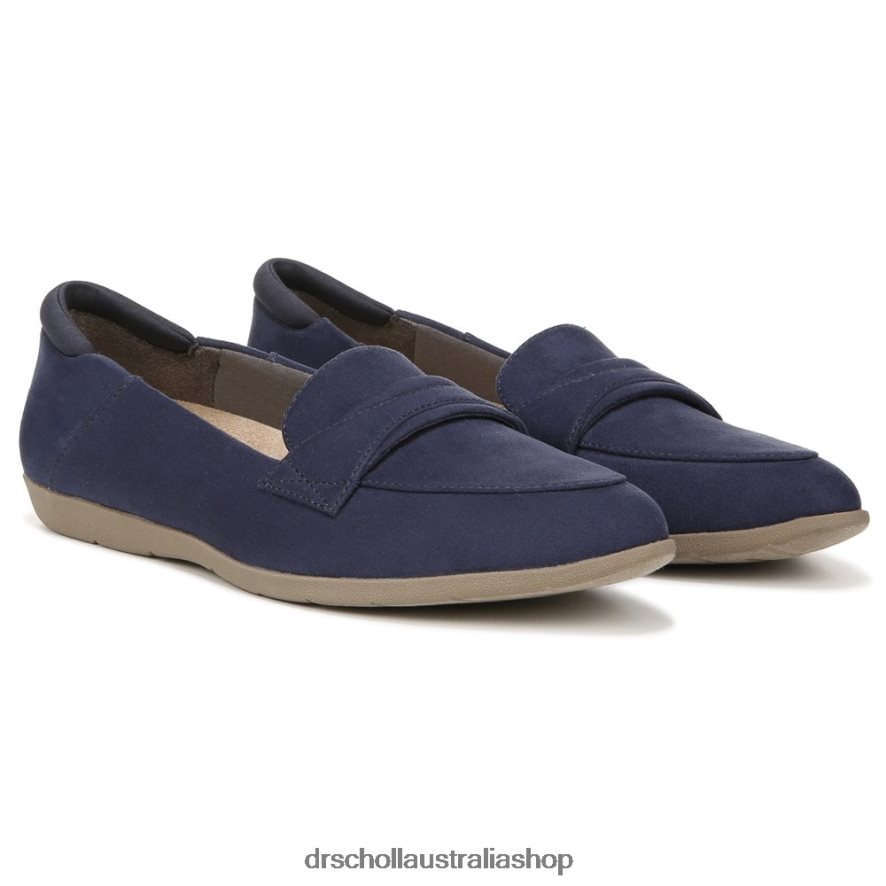 Emilia Loafer Unisex Dr. Scholl's 4Z4JXV45 Dark Blue Fabric