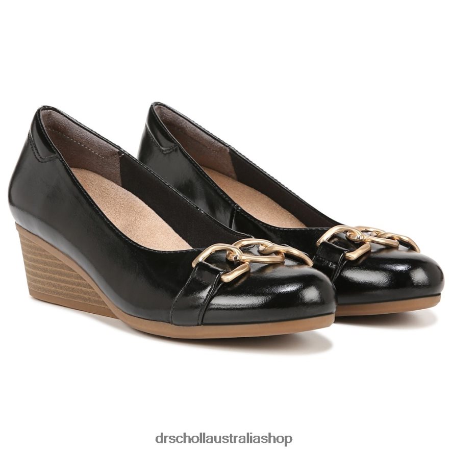 Be Adorned Wedge Unisex Dr. Scholl's 4Z4JXV92 Black Synthetic