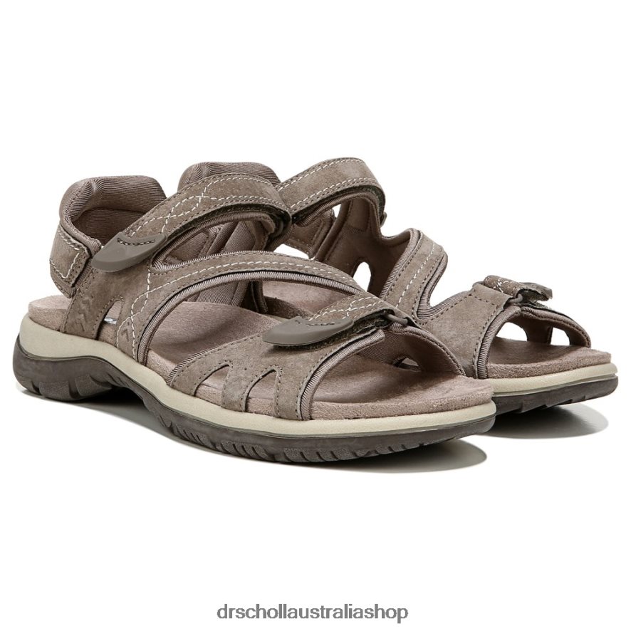 Adelle Sandal Unisex Dr. Scholl's 4Z4JXV159 Malt Taupe Suede