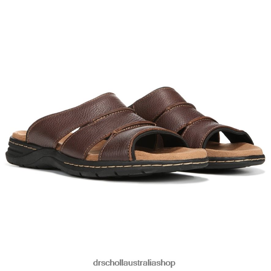 Gordon Slide Sandal Unisex Dr. Scholl's 4Z4JXV269 Briar Brown