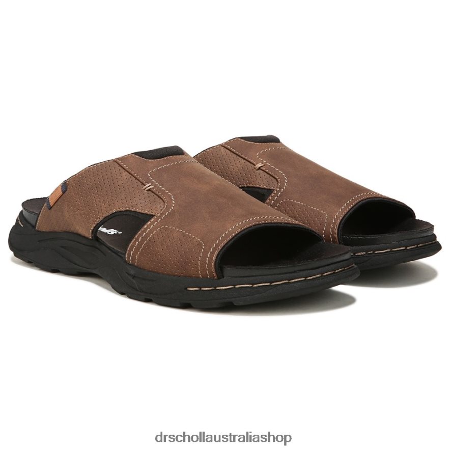 Hawthorne Slide Sandal Men Dr. Scholl's 4Z4JXV301 Brown