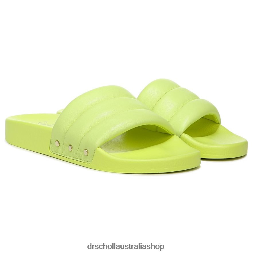 Pisces Chill Slide Sandal Unisex Dr. Scholl's 4Z4JXV211 Lime Leather