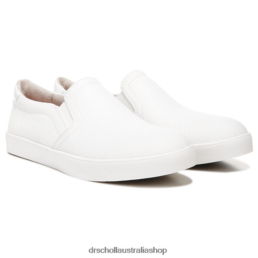 Madison Slip On Sneaker Unisex Dr. Scholl's 4Z4JXV31 White Lizard