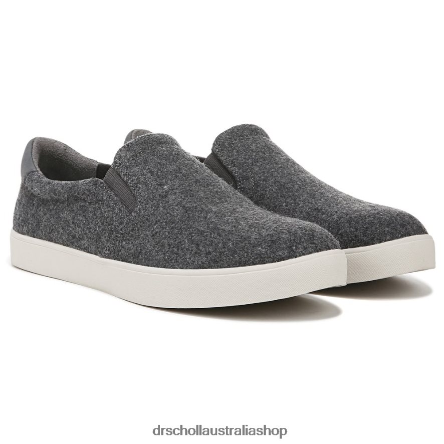 Madison Slip On Sneaker Unisex Dr. Scholl's 4Z4JXV36 Charcoal Fabric