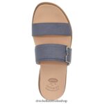 Alyssa Slide Sandal Unisex Dr. Scholl's 4Z4JXV215 Oxide Blue Synthetic - Image 4