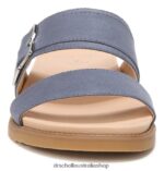 Alyssa Slide Sandal Unisex Dr. Scholl's 4Z4JXV215 Oxide Blue Synthetic - Image 5