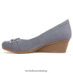 Be Adorned Wedge Unisex Dr. Scholl's 4Z4JXV94 Blue Fabric - Image 3