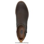 Bianca Wedge Bootie Unisex Dr. Scholl's 4Z4JXV129 Brown - Image 4