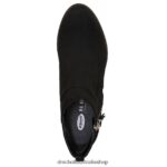 Brianna Bootie Unisex Dr. Scholl's 4Z4JXV135 Black Microfiber - Image 4
