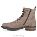 Cavalry Zip Boot Unisex Dr. Scholl's 4Z4JXV283 Olive Leather - Image 3