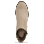 Chloe Ankle Bootie Unisex Dr. Scholl's 4Z4JXV108 Taupe Fabric - Image 4