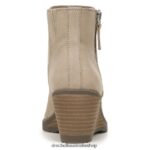 Chloe Ankle Bootie Unisex Dr. Scholl's 4Z4JXV108 Taupe Fabric - Image 6
