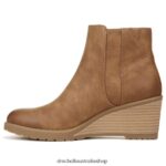 Chloe Ankle Bootie Unisex Dr. Scholl's 4Z4JXV110 Brown Synthetic - Image 3