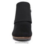 Create Wedge Bootie Unisex Dr. Scholl's 4Z4JXV125 Black Microfiber - Image 5