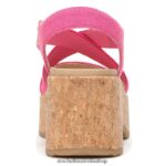 Dottie Strappy Wedge Sandal Unisex Dr. Scholl's 4Z4JXV203 Pink - Image 6