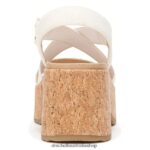 Dottie Strappy Wedge Sandal Unisex Dr. Scholl's 4Z4JXV204 White - Image 6