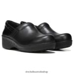 Dynamo Slip Resistant Clog Unisex Dr. Scholl's 4Z4JXV153 Black Leather