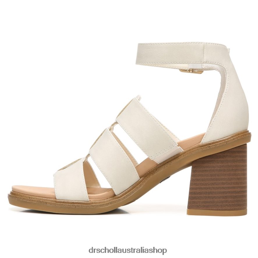 Eleanor Block Heel Sandal Unisex Dr. Scholl's 4Z4JXV245 Tofu White Synthetic - Image 3
