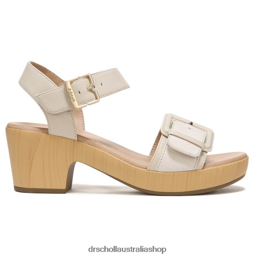Felicity Too Block Heel Sandal Unisex Dr. Scholl's 4Z4JXV161 Seashell Beige Synthetic - Image 2