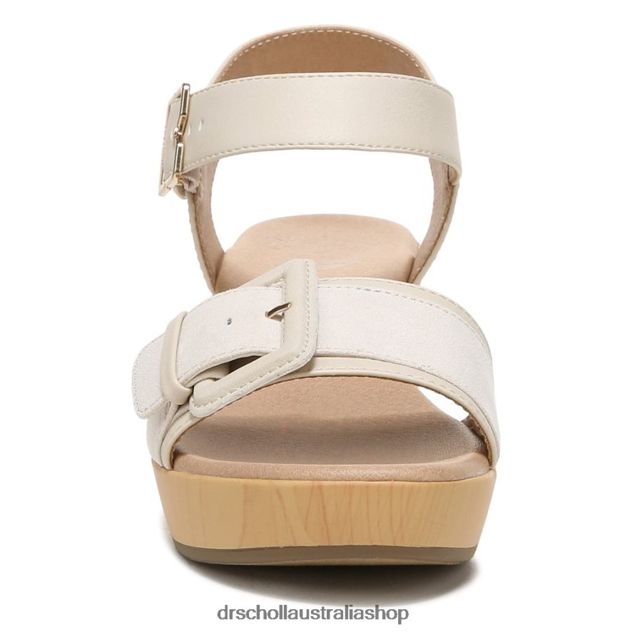 Felicity Too Block Heel Sandal Unisex Dr. Scholl's 4Z4JXV161 Seashell Beige Synthetic - Image 5