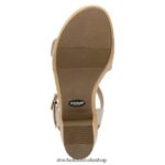 Felicity Too Block Heel Sandal Unisex Dr. Scholl's 4Z4JXV161 Seashell Beige Synthetic - Image 7