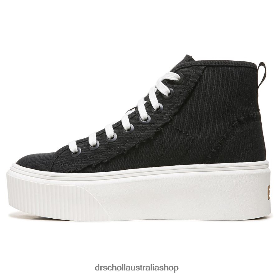 For Now Hi Top Platform Sneaker Unisex Dr. Scholl's 4Z4JXV225 Black Fabric - Image 3