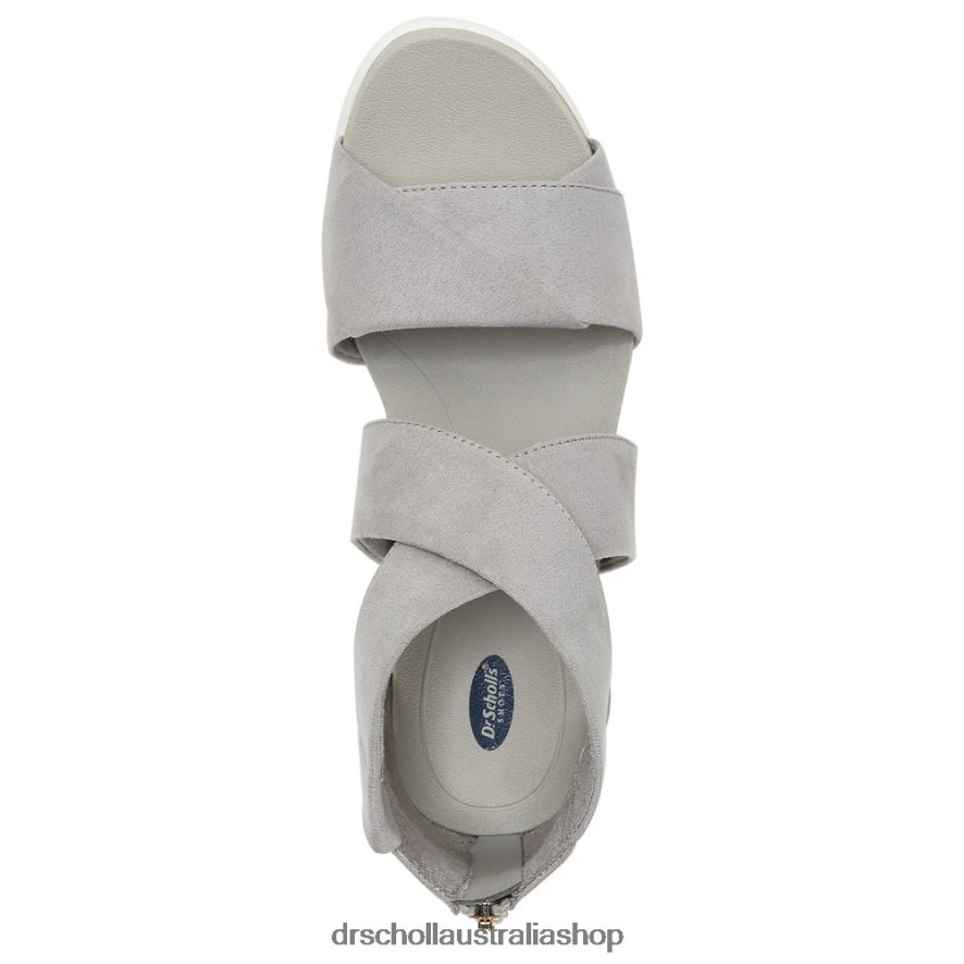Golden Hour Gladiator Sandal Unisex Dr. Scholl's 4Z4JXV234 Soft Grey Microfiber - Image 4