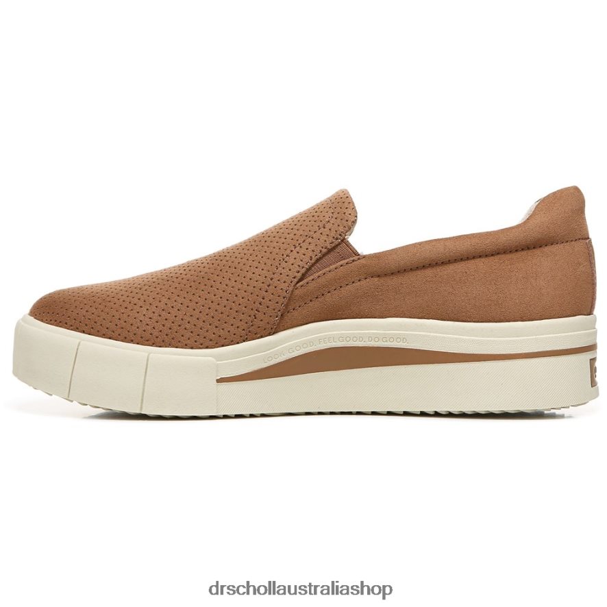 Happiness Lo Slip On Sneaker Unisex Dr. Scholl's 4Z4JXV80 Brown Fabric - Image 3