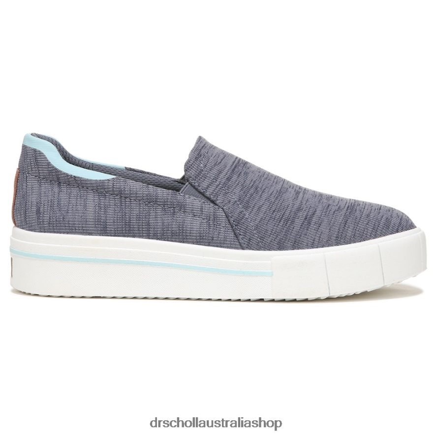 Happiness Lo Slip On Sneaker Unisex Dr. Scholl's 4Z4JXV83 Dark Blue Fabric - Image 2