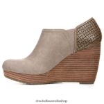 Harlow Wedge Bootie Unisex Dr. Scholl's 4Z4JXV148 Taupe - Image 3