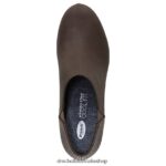 Harlow Wedge Bootie Unisex Dr. Scholl's 4Z4JXV150 Dark Brown Smooth - Image 4