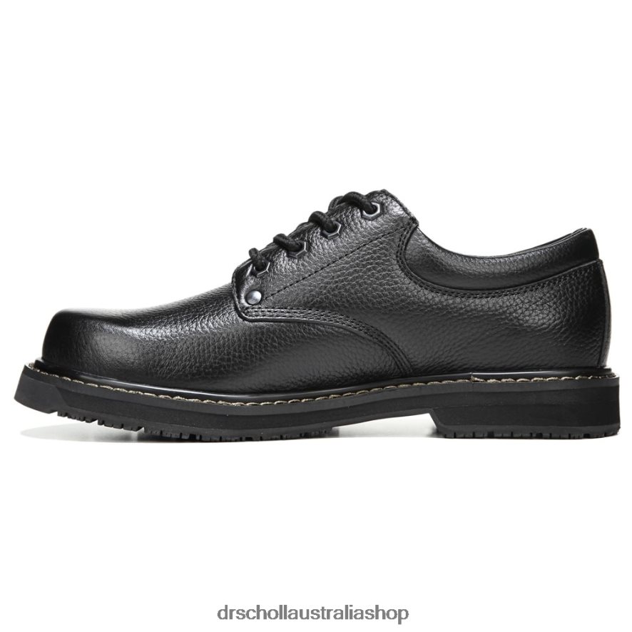 Harrington II Slip Resistant Oxford Unisex Dr. Scholl's 4Z4JXV285 Black Leather - Image 3