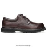 Harrington II Slip Resistant Oxford Unisex Dr. Scholl's 4Z4JXV286 Brown Leather - Image 2