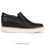 If Only Wedge Sneaker Unisex Dr. Scholl's 4Z4JXV57 Black Synthetic - Image 2