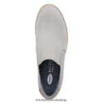 If Only Wedge Sneaker Unisex Dr. Scholl's 4Z4JXV59 Soft Grey Microfiber Perf - Image 4