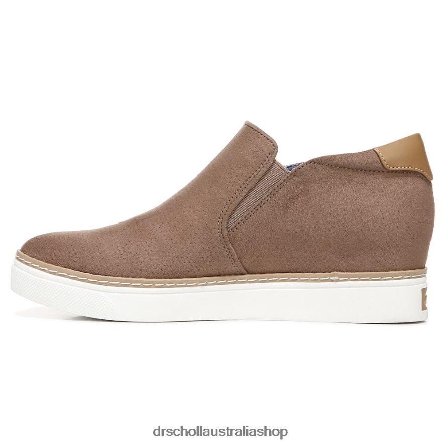 If Only Wedge Sneaker Unisex Dr. Scholl's 4Z4JXV61 Cocoa Brown Fabric - Image 3