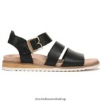 Island Glow Flat Sandal Unisex Dr. Scholl's 4Z4JXV19 Black - Image 2
