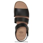 Island Glow Flat Sandal Unisex Dr. Scholl's 4Z4JXV19 Black - Image 4