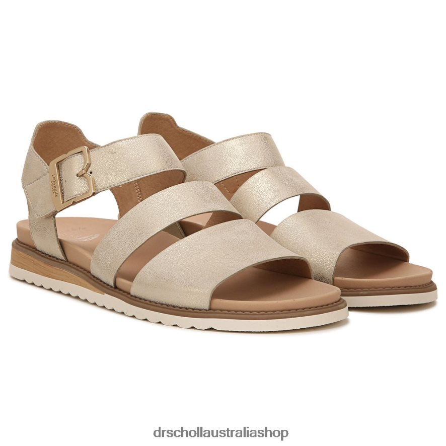 island_glow_flat_sandal_unisex_dr_scholls_4z4jxv21_gold.jpg Island Glow Flat Sandal Unisex Dr. Scholl's 4Z4JXV21 Gold - Image 1