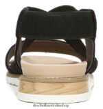 Islander Sandal Unisex Dr. Scholl's 4Z4JXV124 Black Microfiber - Image 6