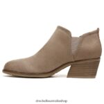 Laurel Ankle Bootie Unisex Dr. Scholl's 4Z4JXV52 Wood Brown Fabric - Image 3