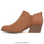Laurel Ankle Bootie Unisex Dr. Scholl's 4Z4JXV55 Brown Fabric - Image 3