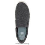 Madison Slip On Sneaker Unisex Dr. Scholl's 4Z4JXV36 Charcoal Fabric - Image 4