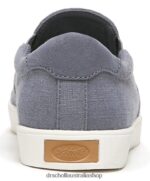 Madison Slip On Sneaker Unisex Dr. Scholl's 4Z4JXV38 Blue Fabric - Image 6