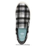 Madison Slip On Sneaker Unisex Dr. Scholl's 4Z4JXV41 Black Flannel - Image 4