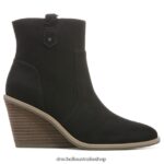 Mirage Wedge Bootie Unisex Dr. Scholl's 4Z4JXV168 Black Fabric - Image 2